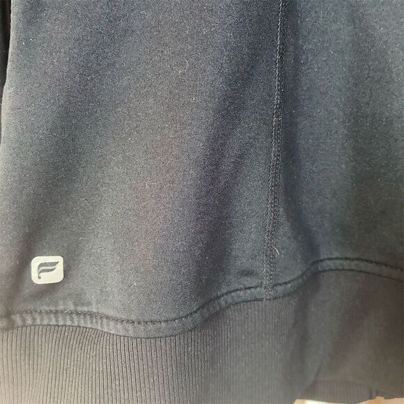 Fabletics Women's Black Athletic Workout Jacket Size L Long Sleeve w/ Hood - Picture 6 of 9